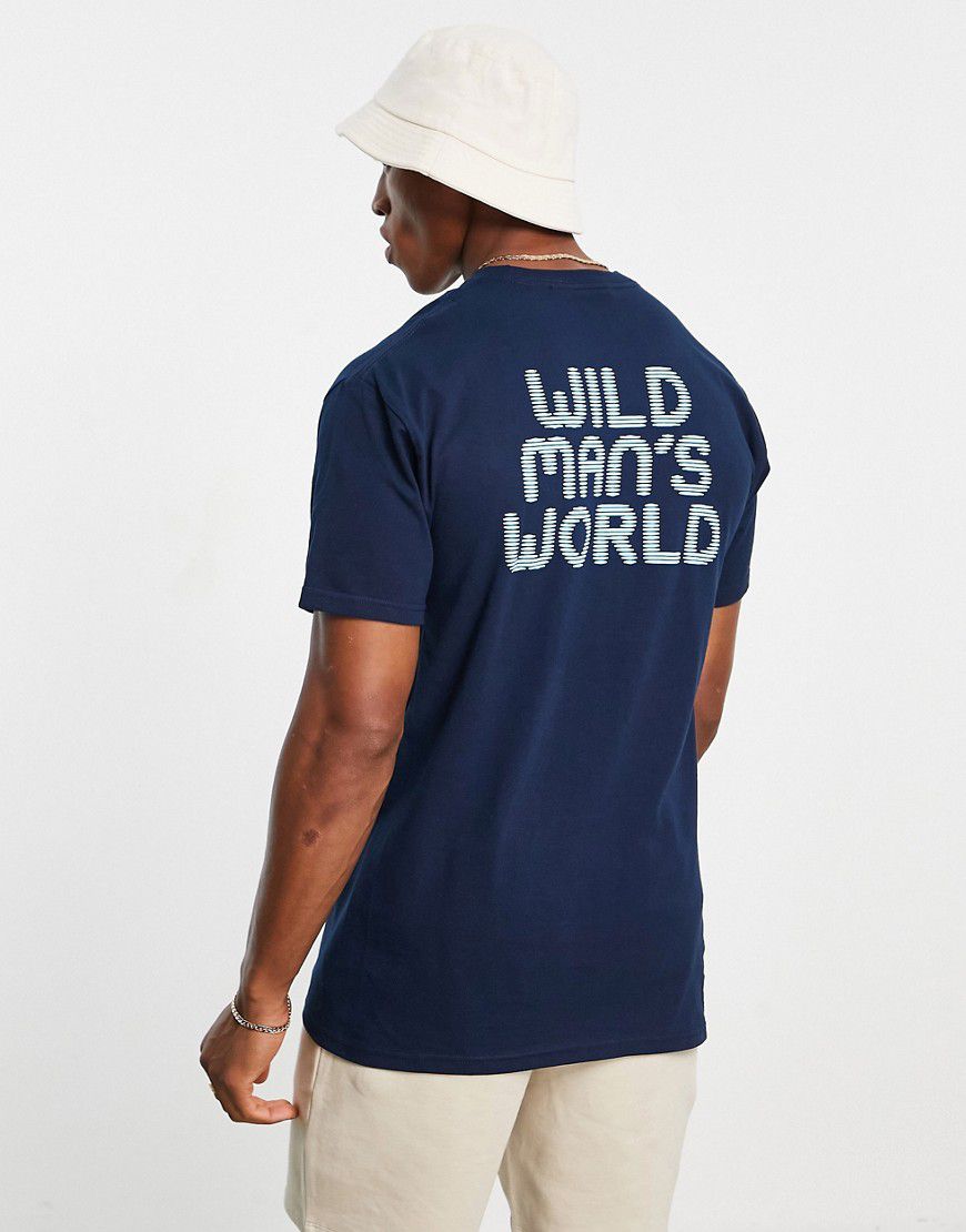 Wild World - T-shirt con stampa - HUF - Modalova