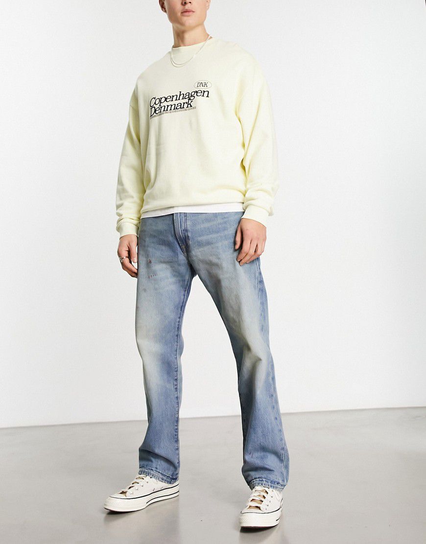 Z Authentic - Jeans dritti lavaggio chiaro vintage con macchie di vernice - Levi's - Modalova