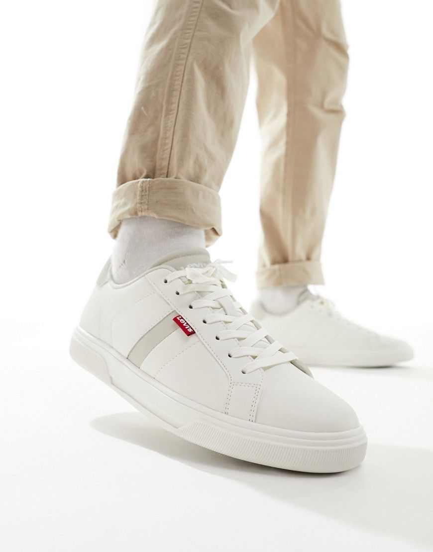 Archie - Sneakers in pelle bianca con dettagli color crema e logo sul retro - Levi's - Modalova