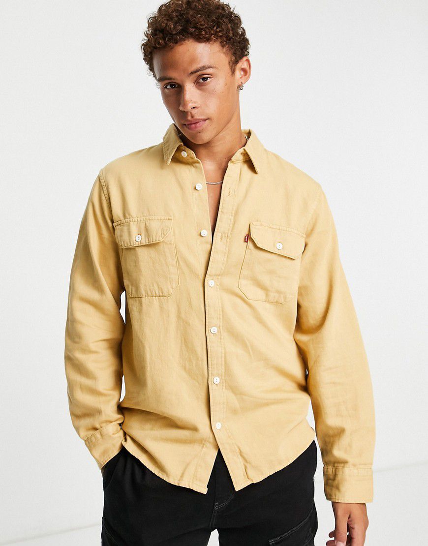 Jackson - Camicia casual color cuoio con tasche - Levi's - Modalova
