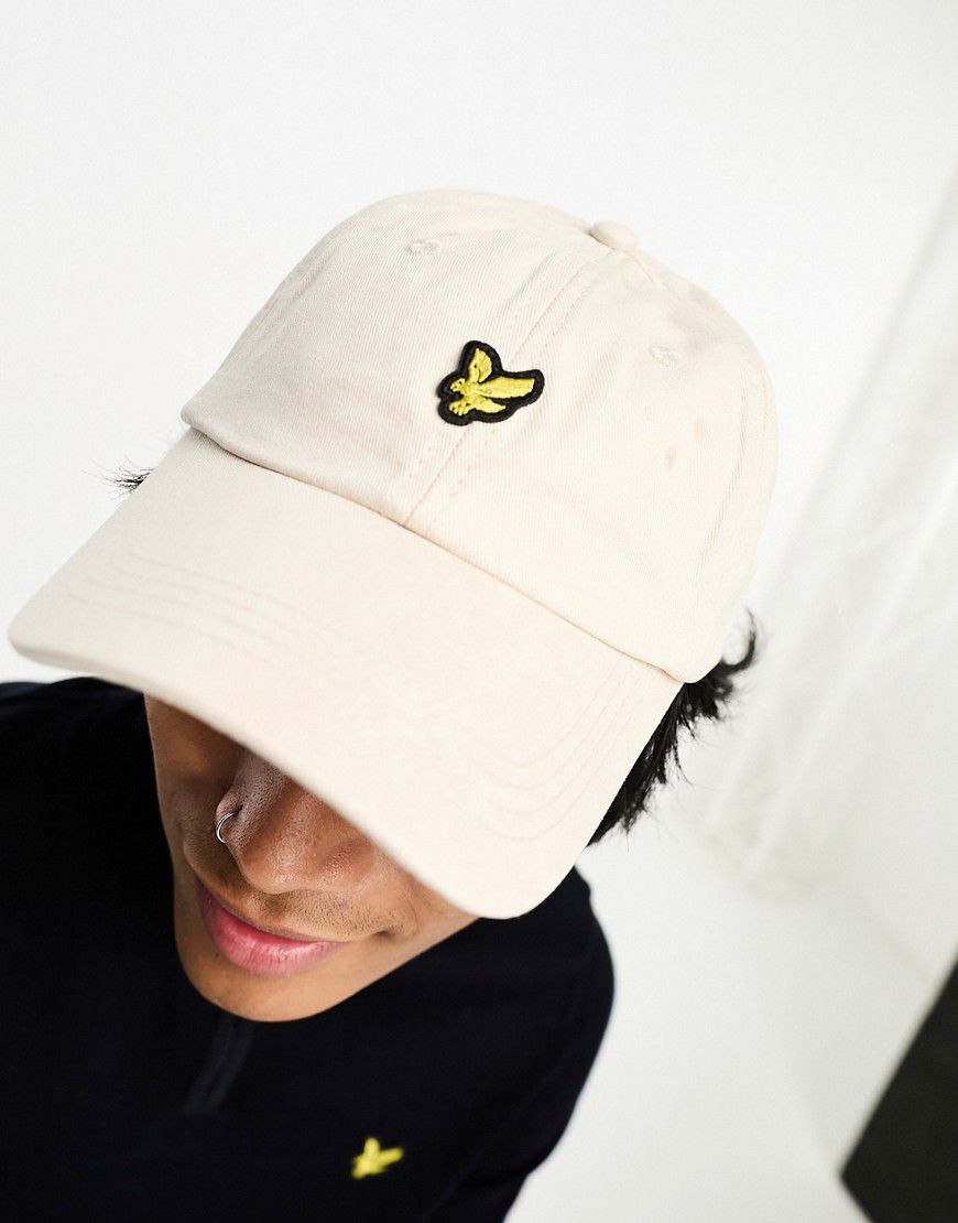 Icon - Cappello con visiera beige con logo - Lyle & Scott - Modalova