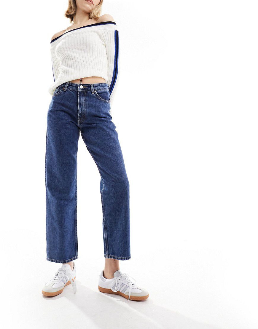 Taiki - Mom jeans a vita alta scuro - Monki - Modalova