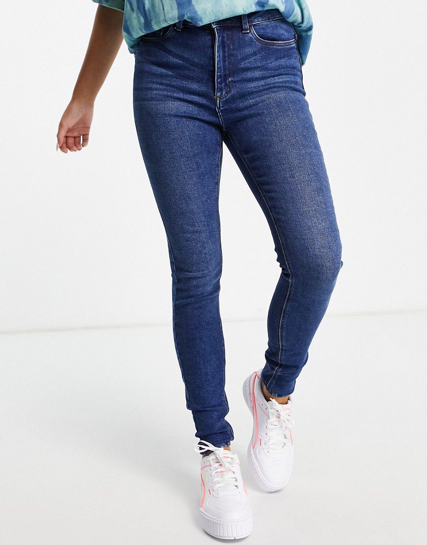 Callie - Jeans skinny a vita alta lavaggio medio - Noisy May - Modalova