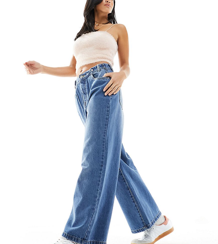 Jeans con fondo ampio medio - Noisy May Petite - Modalova