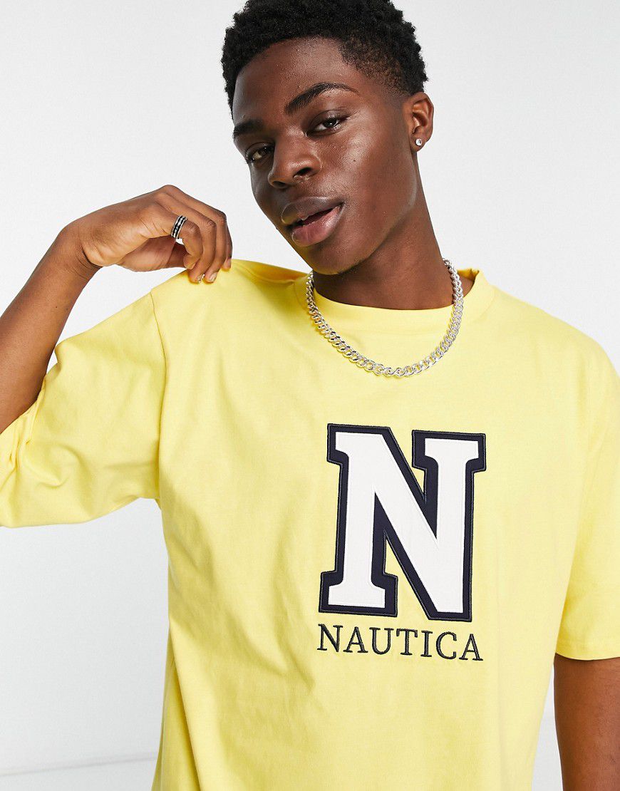 Nautica - Archive Clarkeson - T-shirt gialla - Nautica Competition - Modalova
