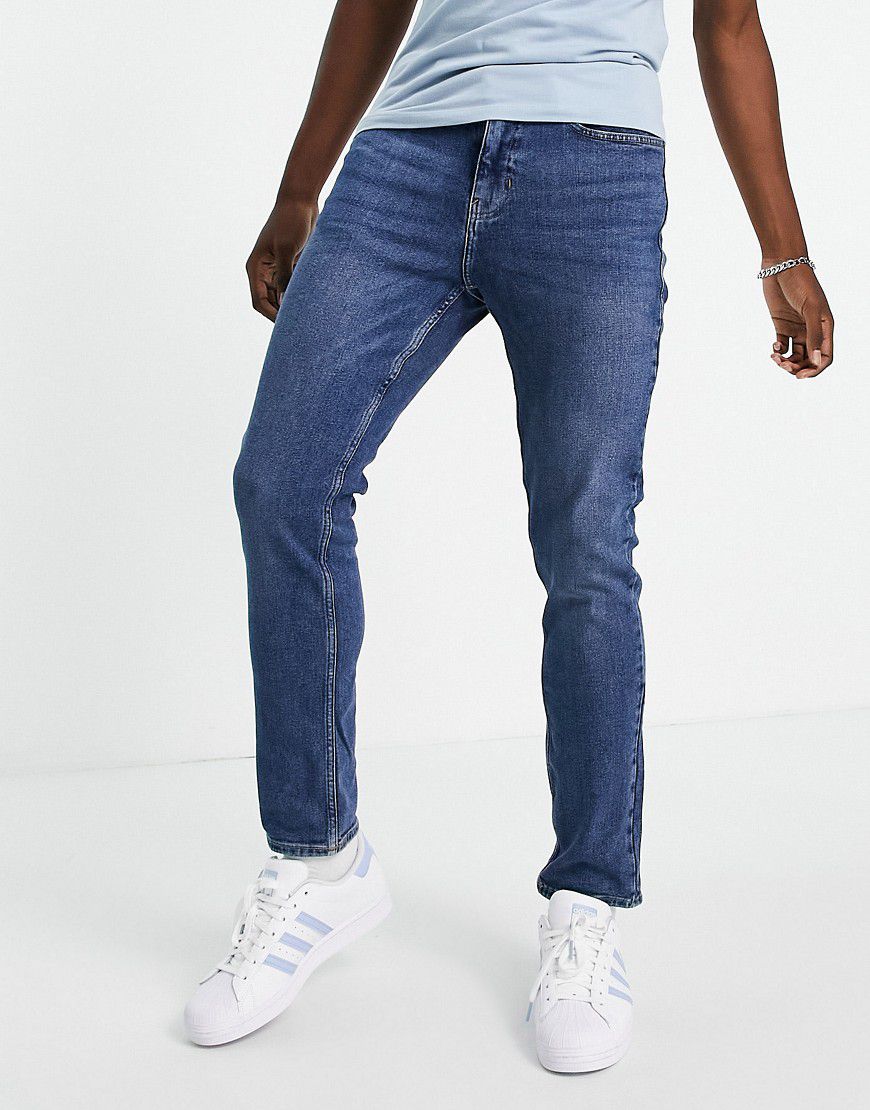 Jeans slim fit lavaggio medio - New Look - Modalova