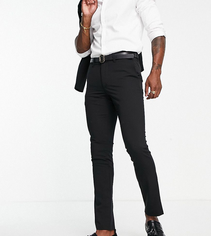 Pantaloni da abito super skinny neri - New Look - Modalova