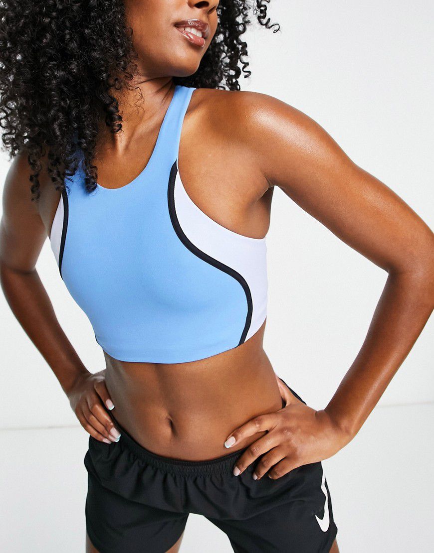 Nike - Yoga Swoosh Dri-FIT - Reggiseno sportivo cut & sew a supporto medio - Nike Training - Modalova