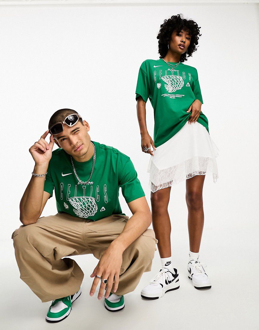 NBA Boston Celtics - T-shirt unisex trifoglio con stampa - Nike Basketball - Modalova
