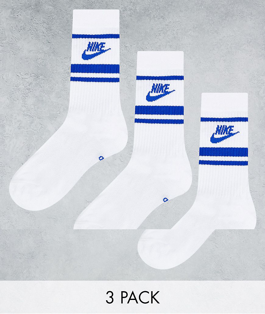 Everyday Essential - Confezione da 3 paia di calzini bianchi/blu - Nike - Modalova