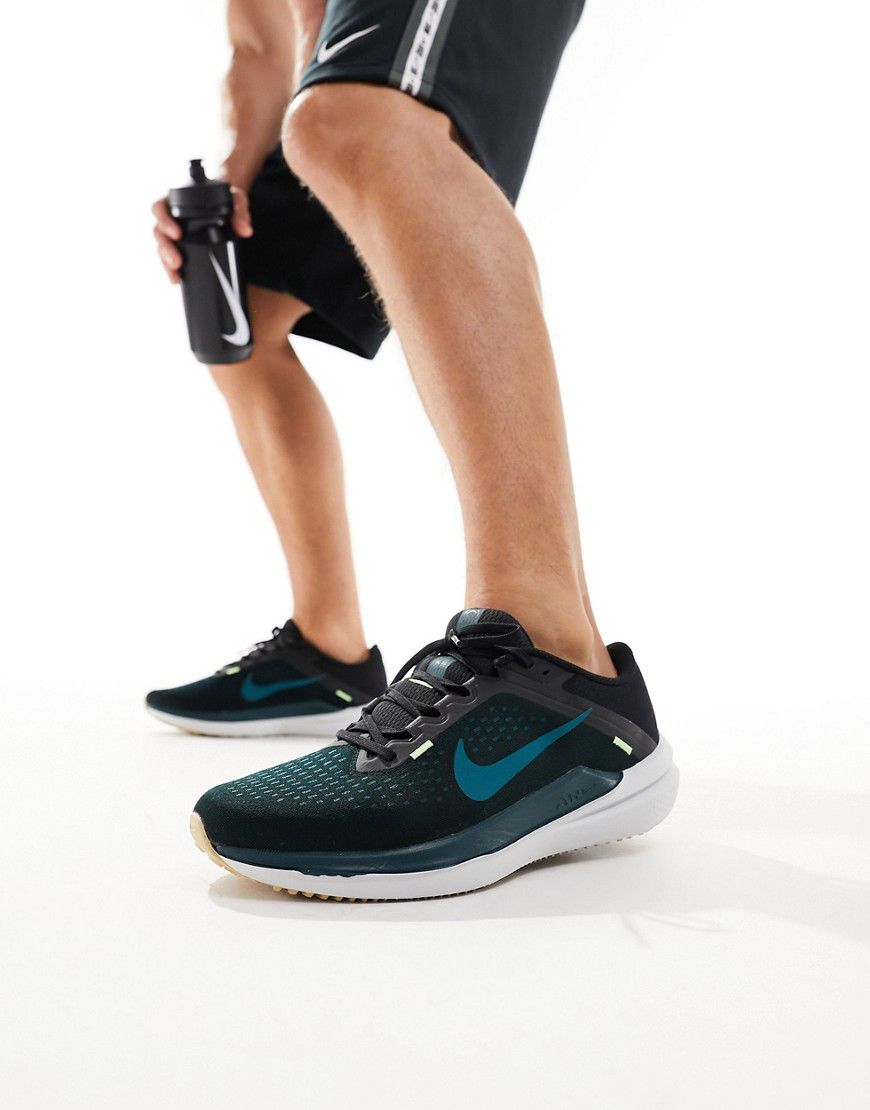 Air Winflo 10 - Sneakers nere e verde-azzurro - Nike Running - Modalova