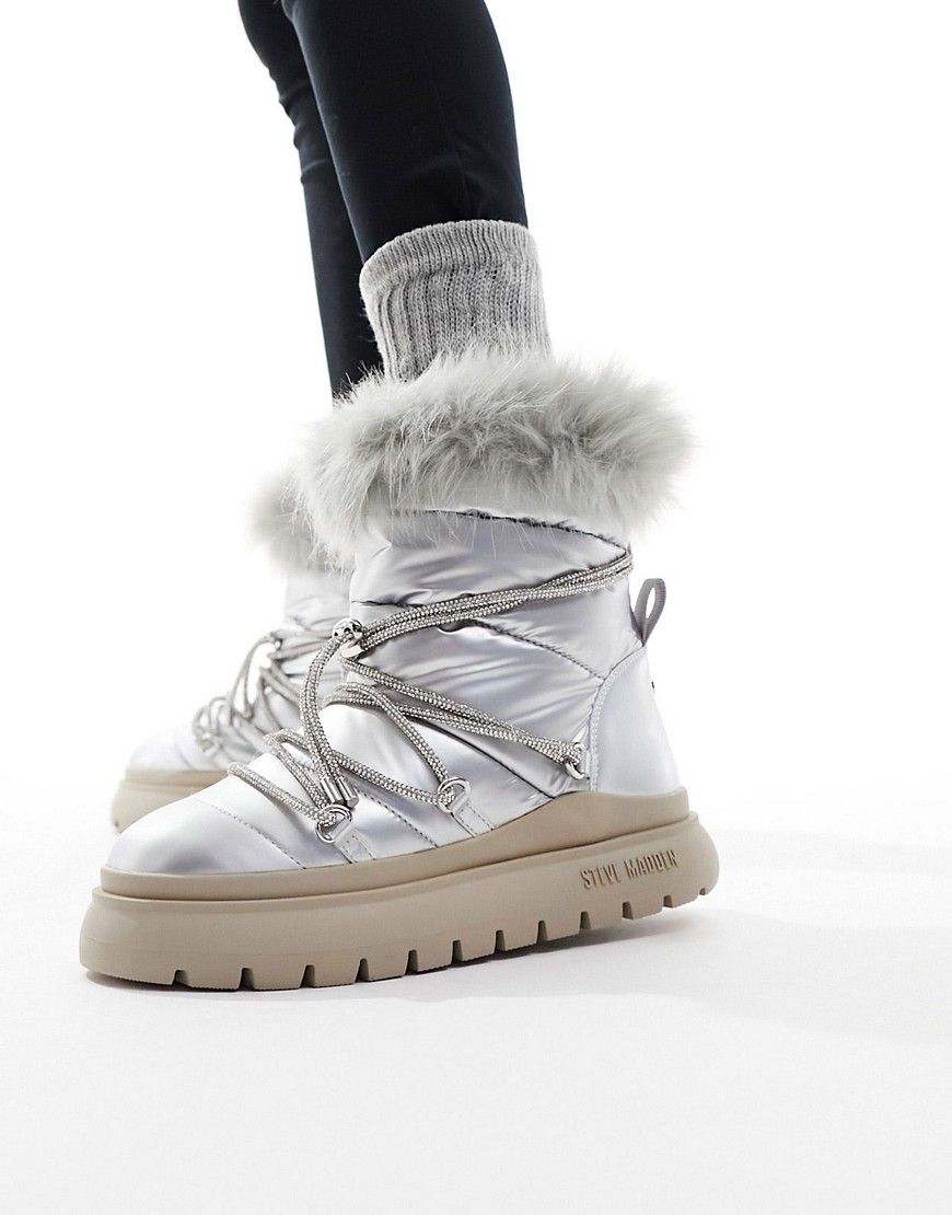 Ice-Storm - Stivali da neve con lacci decorati - Steve Madden - Modalova