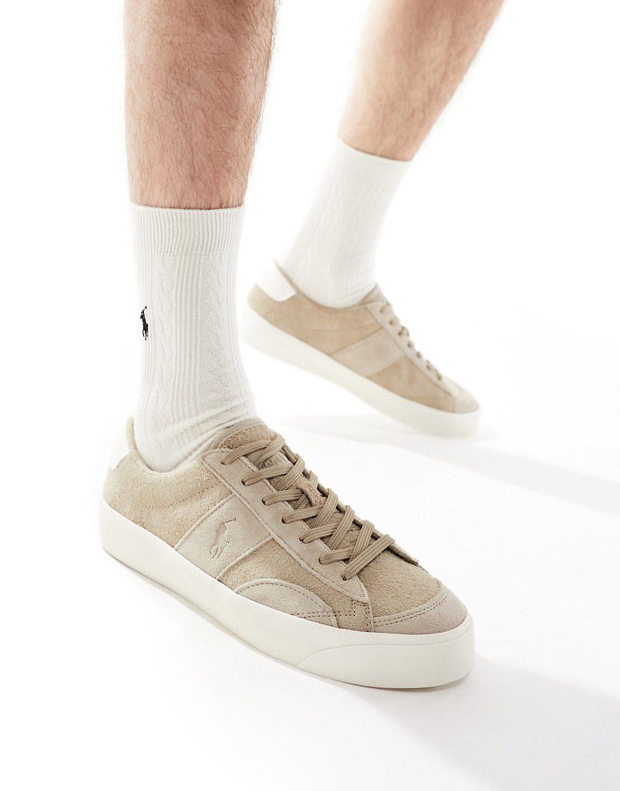 Sayer Sport - Sneakers in camoscio color cuoio - Polo Ralph Lauren - Modalova
