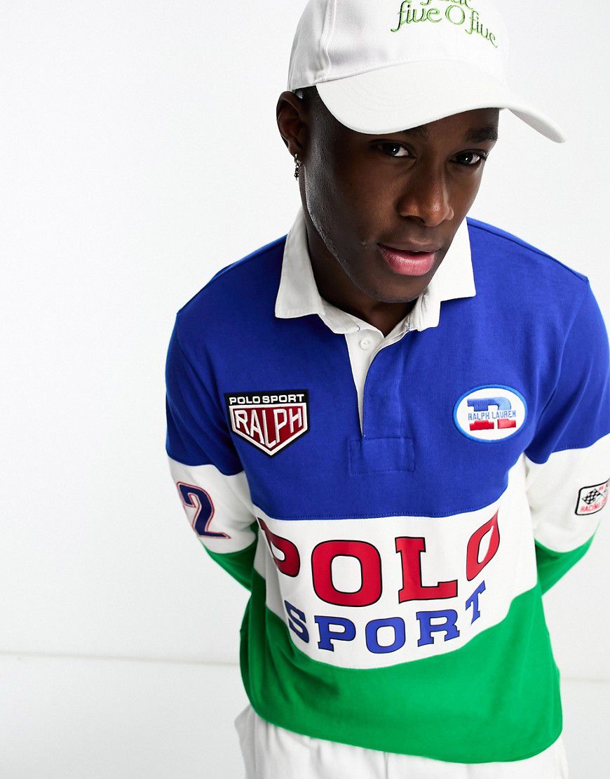 Sport Capsule - Polo stile rugby vestibilità classica color block - Polo Ralph Lauren - Modalova