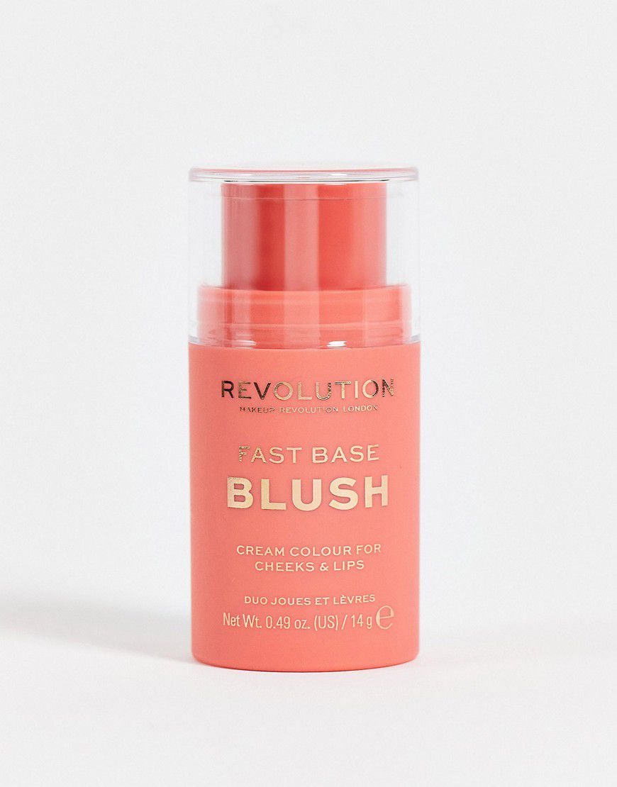 Fast Base Blush - Blush in stick tonalità Peach - Revolution - Modalova