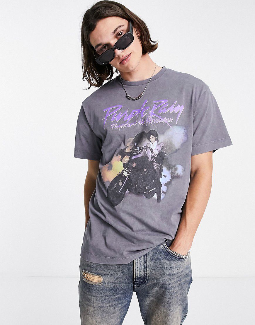 Inspired - T-shirt su licenza "Prince" slavato - Reclaimed Vintage - Modalova