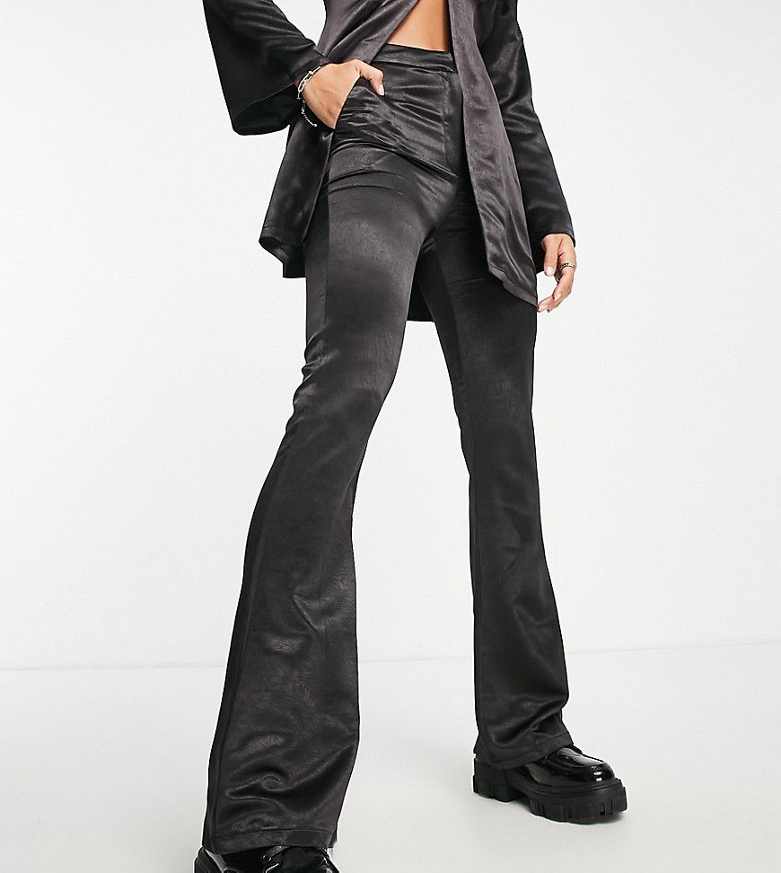Pantaloni neri in raso - Reclaimed Vintage - Modalova