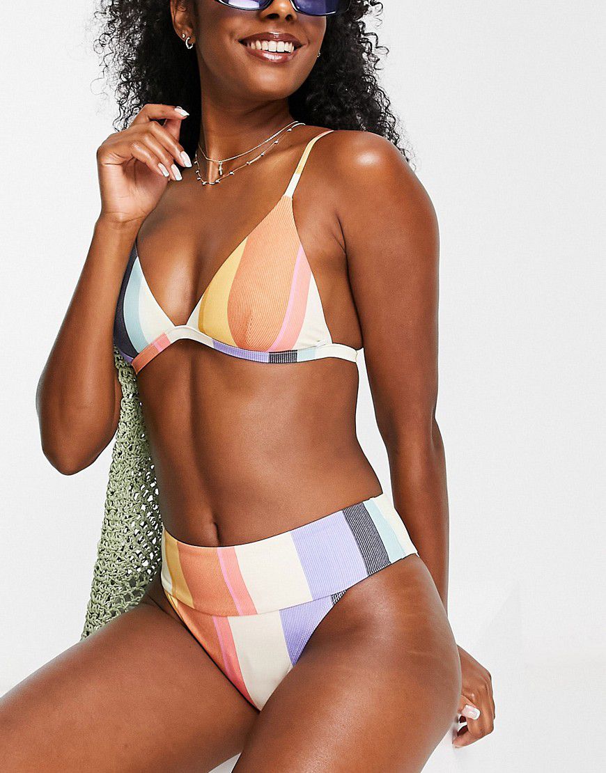 Rip Curl - Heat Wave - Top bikini a triangolo a righe - Ripcurl - Modalova