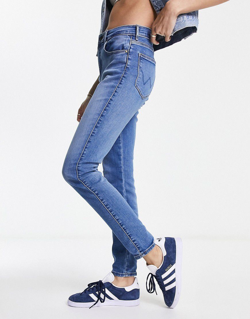 Jeans skinny a vita alta chiaro - Wrangler - Modalova