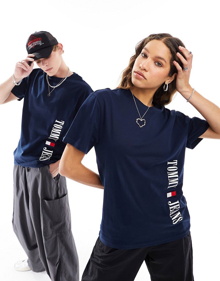 Archive - T-shirt unisex vestibilità classica con logo - Tommy Jeans - Modalova