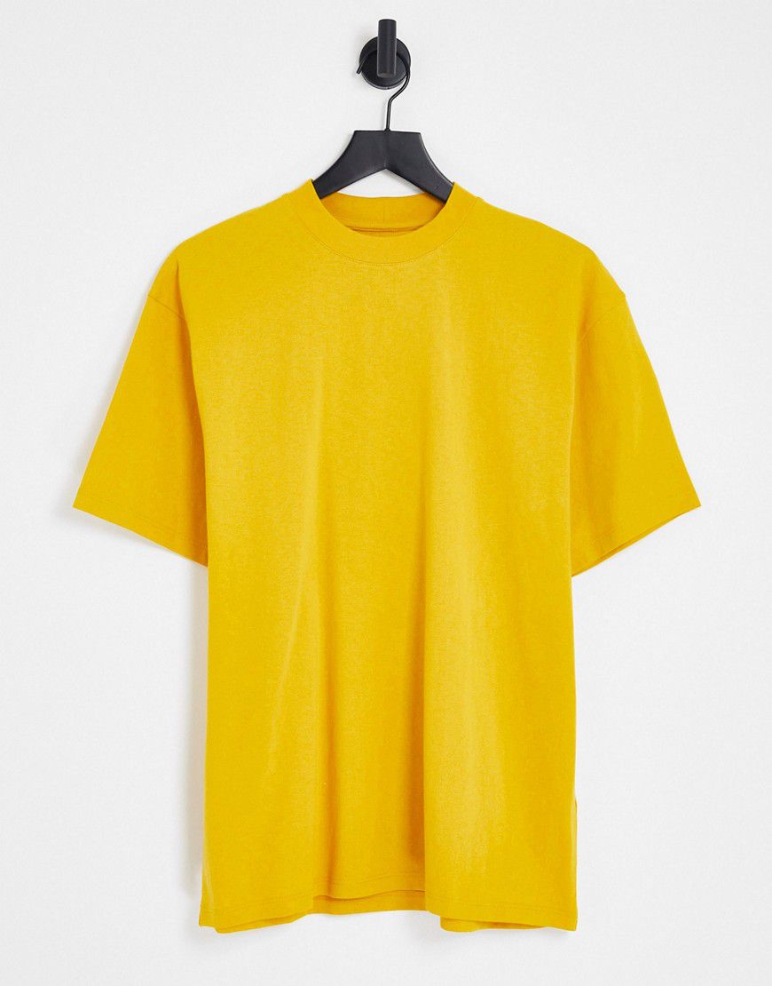 T-shirt oversize gialla - Topman - Modalova