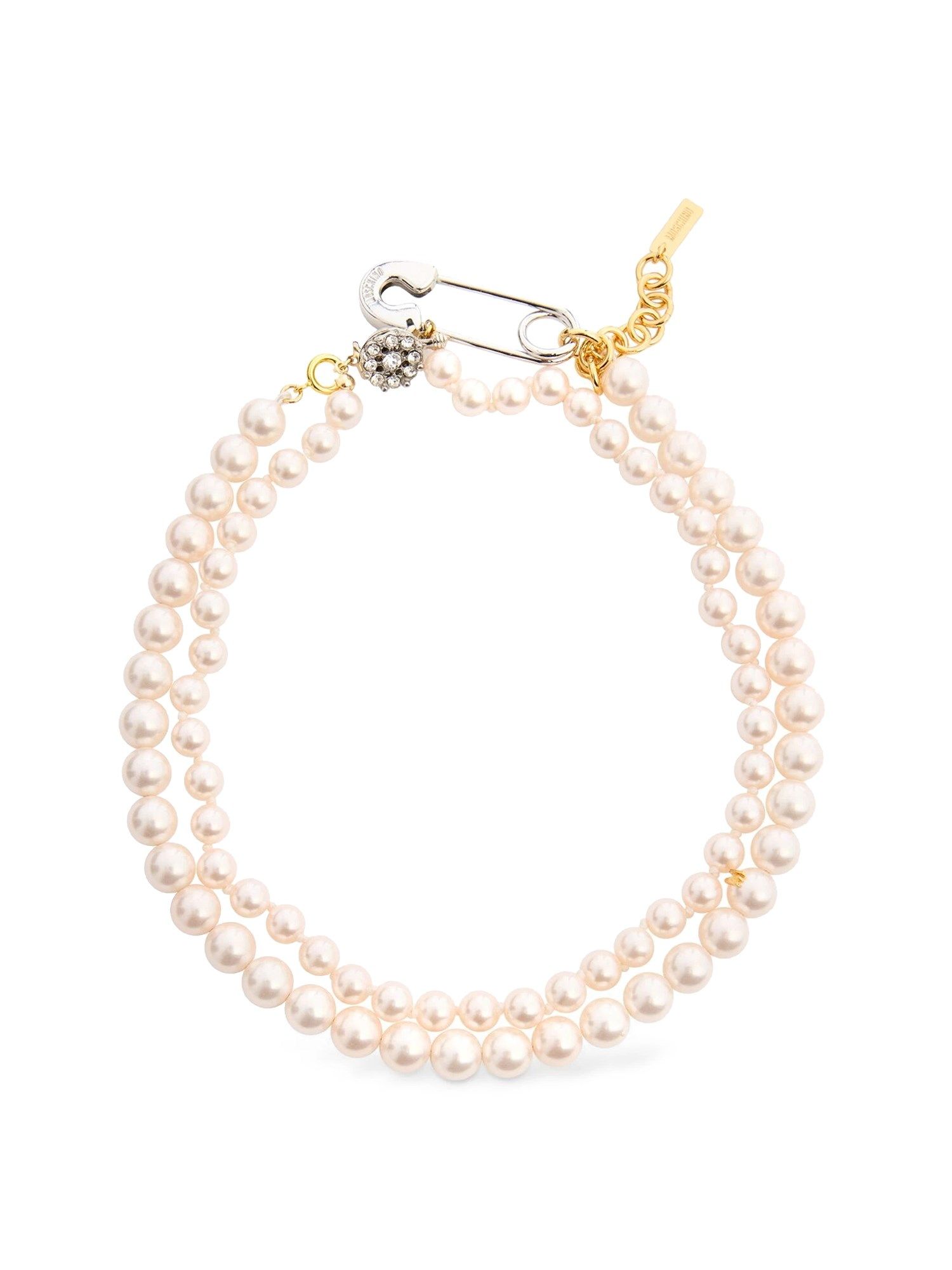 Moschino pearl necklace - moschino - Modalova