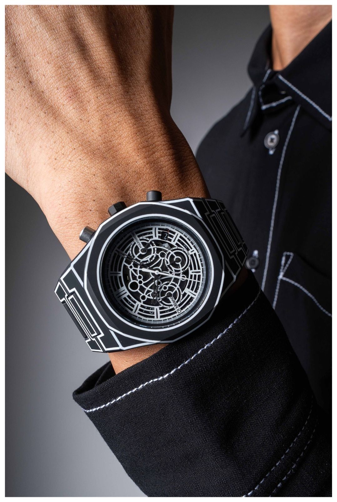 PHBJ14 Polychrono Sketch (40.5mm) Watch - D1 Milano - Modalova