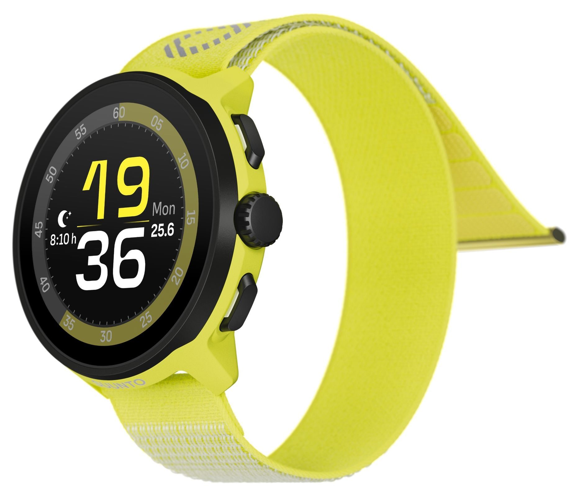 SS051133000 Athletic 7 Lime Textile Loop Strap Watch - Suunto - Modalova
