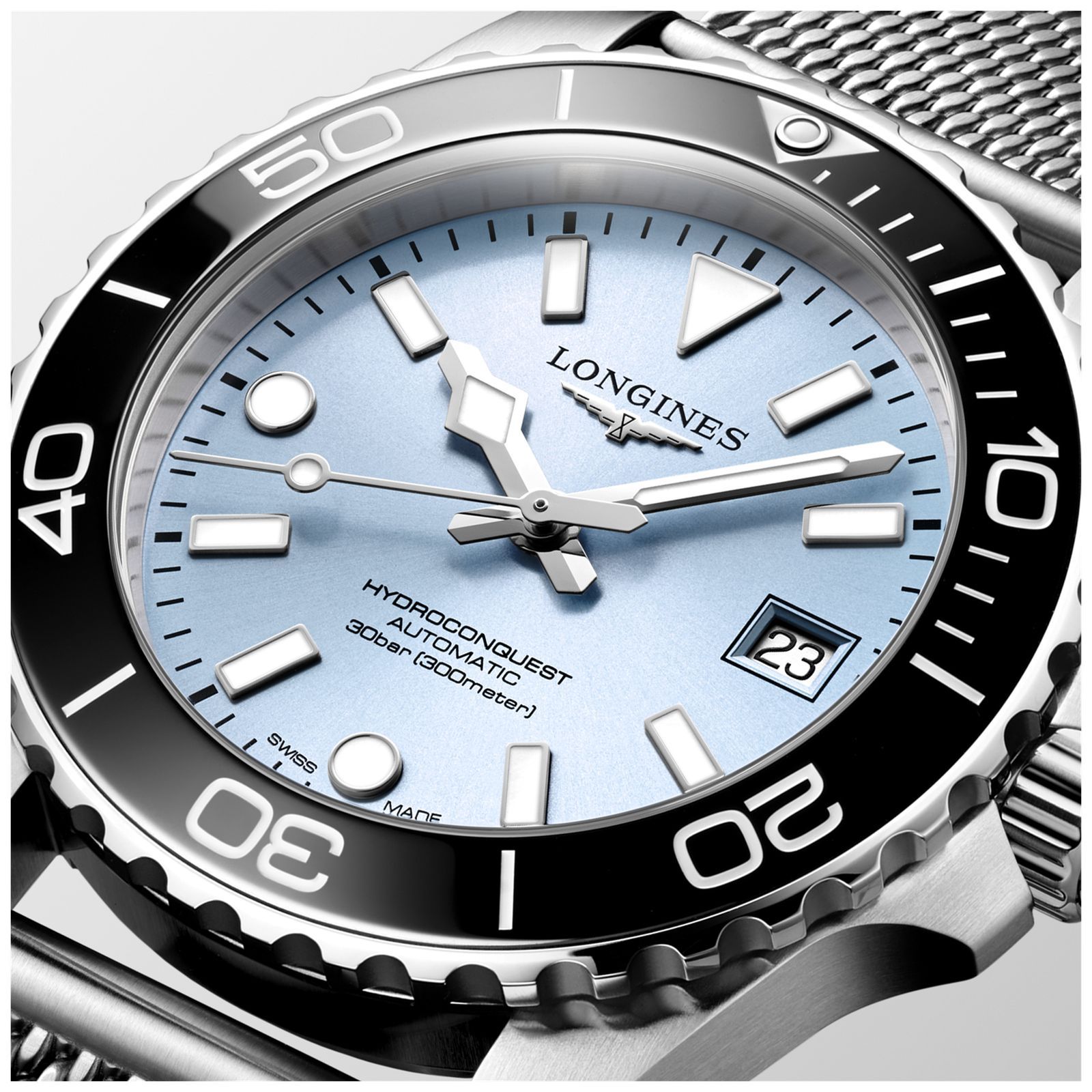 L37794996 HydroConquest Automatic (39mm) Frosted- Watch - LONGINES - Modalova