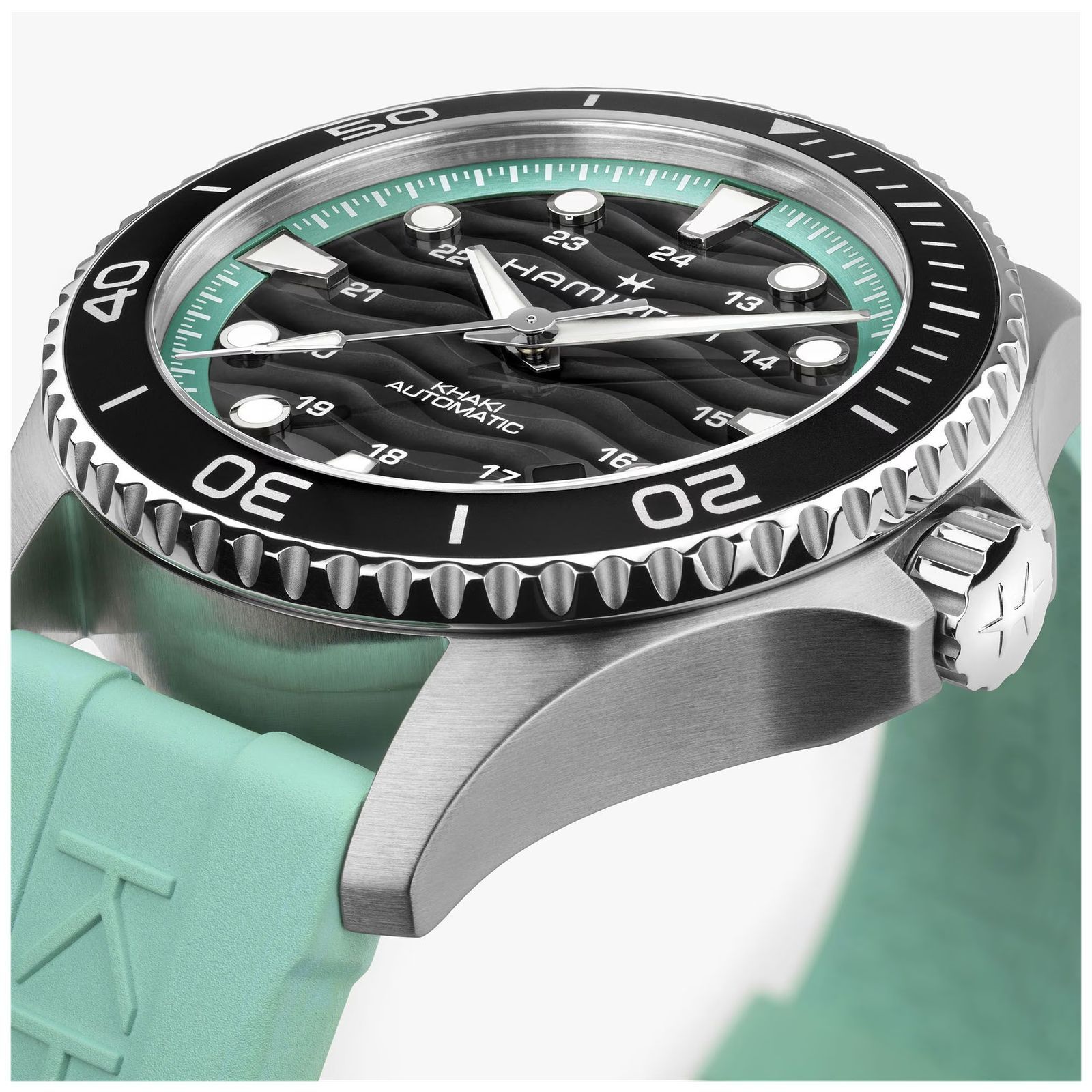 H82415331 Khaki Navy Scuba Automatic (40mm) Watch - Hamilton - Modalova