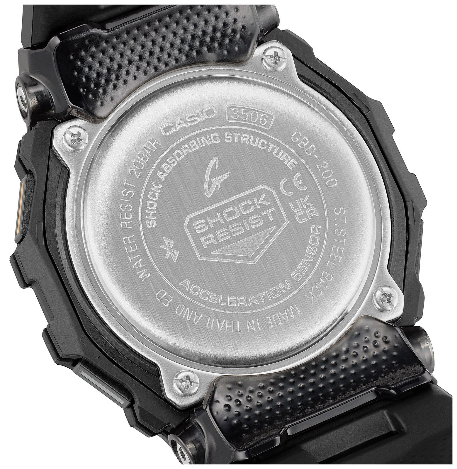 GBD-200-1A1ER G-Shock G-Squad GBD-200 Series (45.9mm) Watch - Casio - Modalova