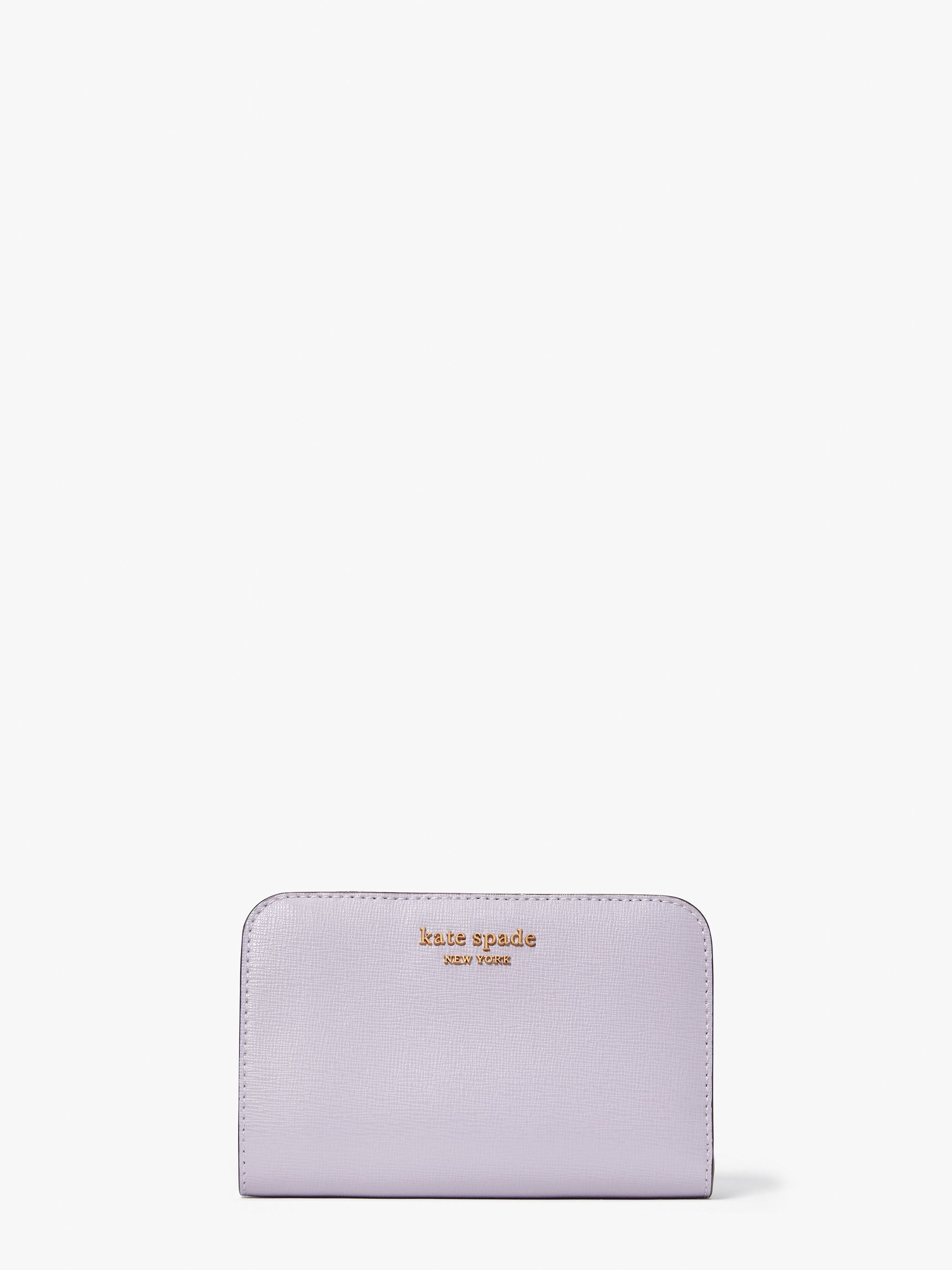 Morgan Saffiano Leather Compact Wallet - Kate Spade New York - Modalova