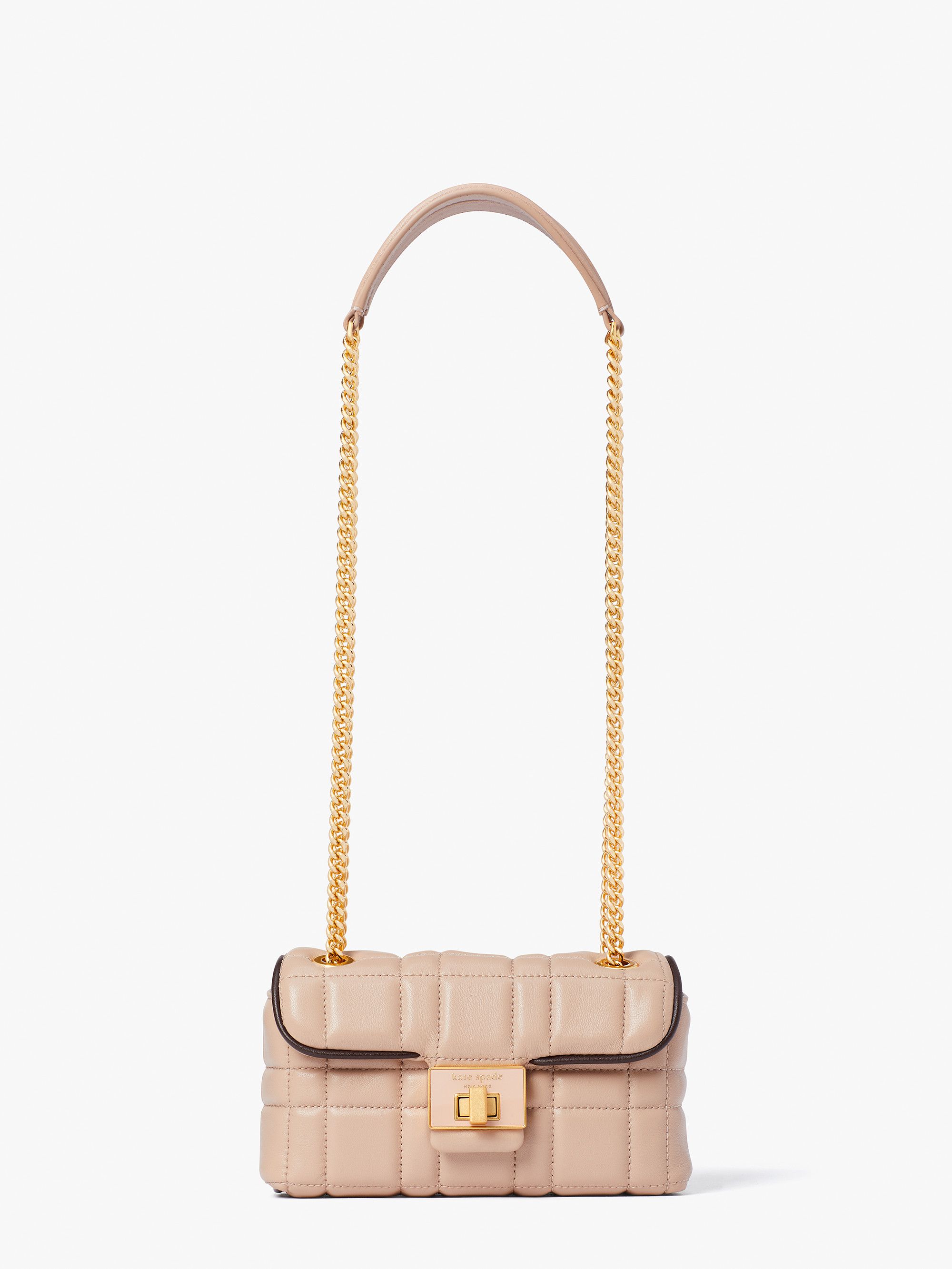 Evelyn Quilted Leather Small Shoulder Crossbody - Kate Spade New York - Modalova
