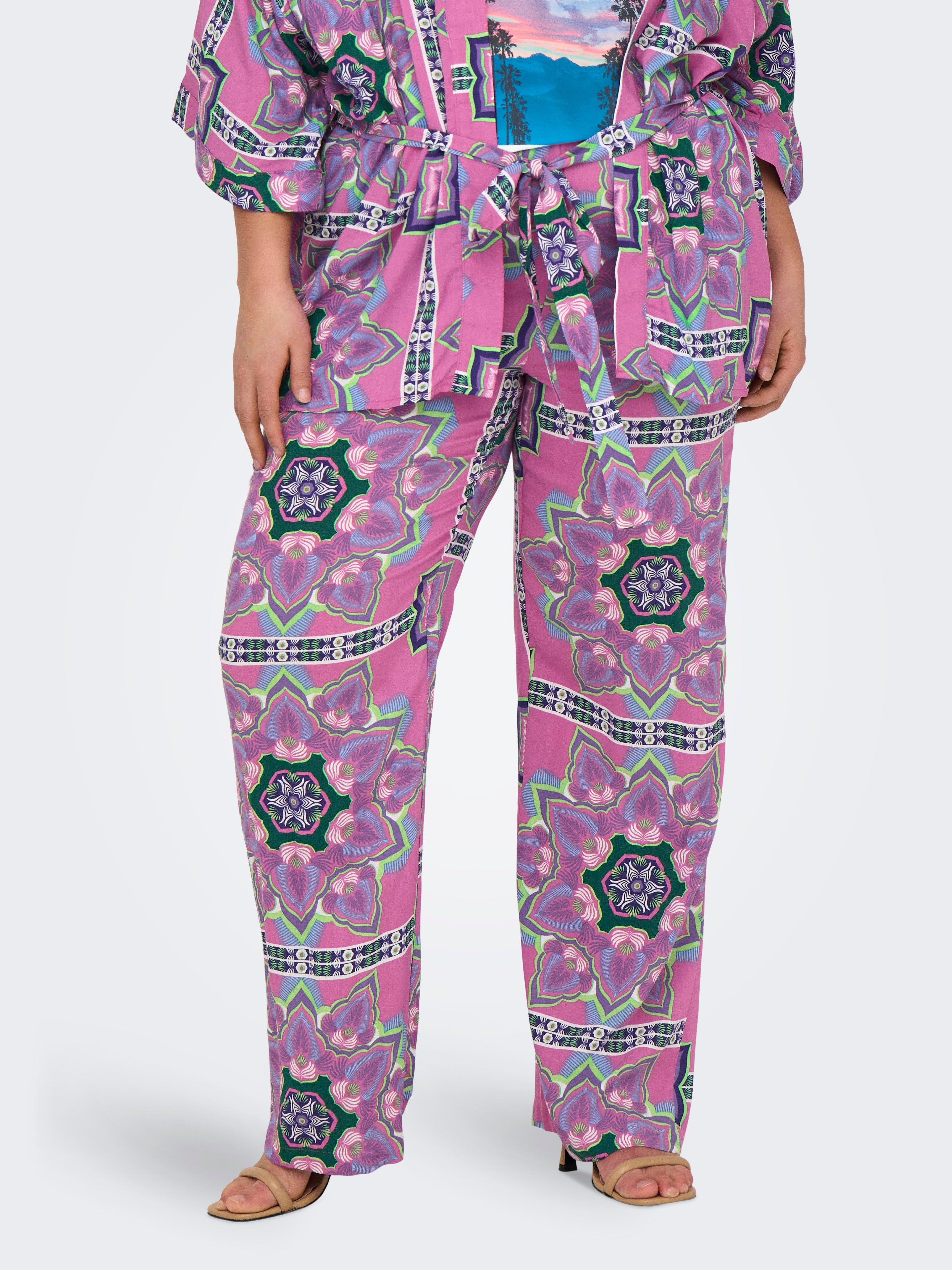 Curvy Viscose Trouser - ONLY - Modalova