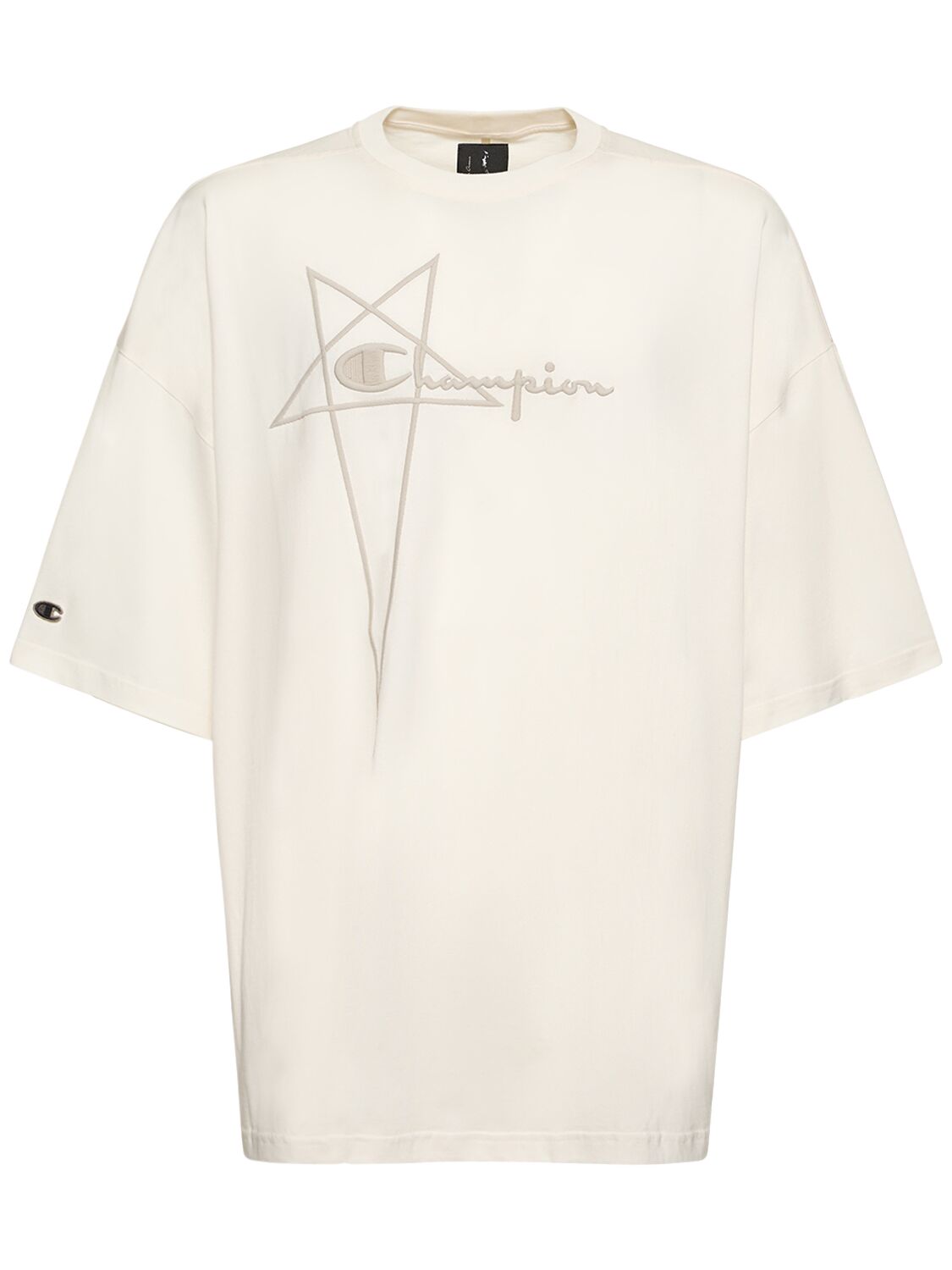 T-shirt Tommy T In Jersey Di Cotone Organico - RICK OWENS - Modalova