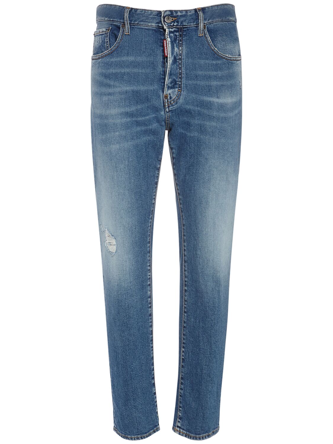 Jeans 642 Fit In Denim Di Cotone - DSQUARED2 - Modalova