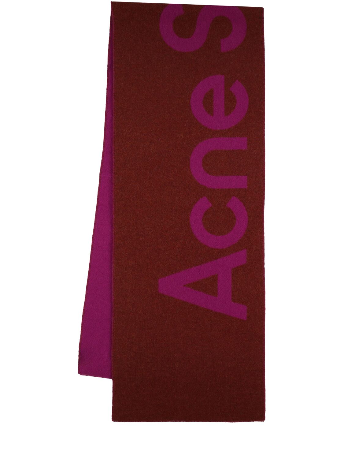 Sciarpa Acne In Lana Con Logo - ACNE STUDIOS - Modalova