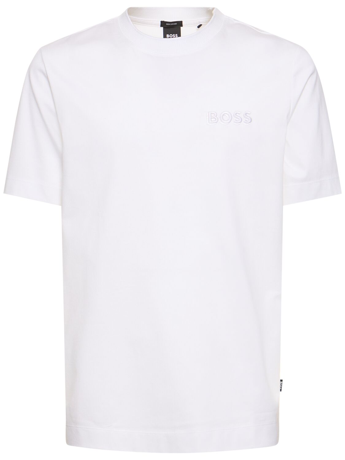 T-shirt Tiburt 423 In Cotone - BOSS - Modalova