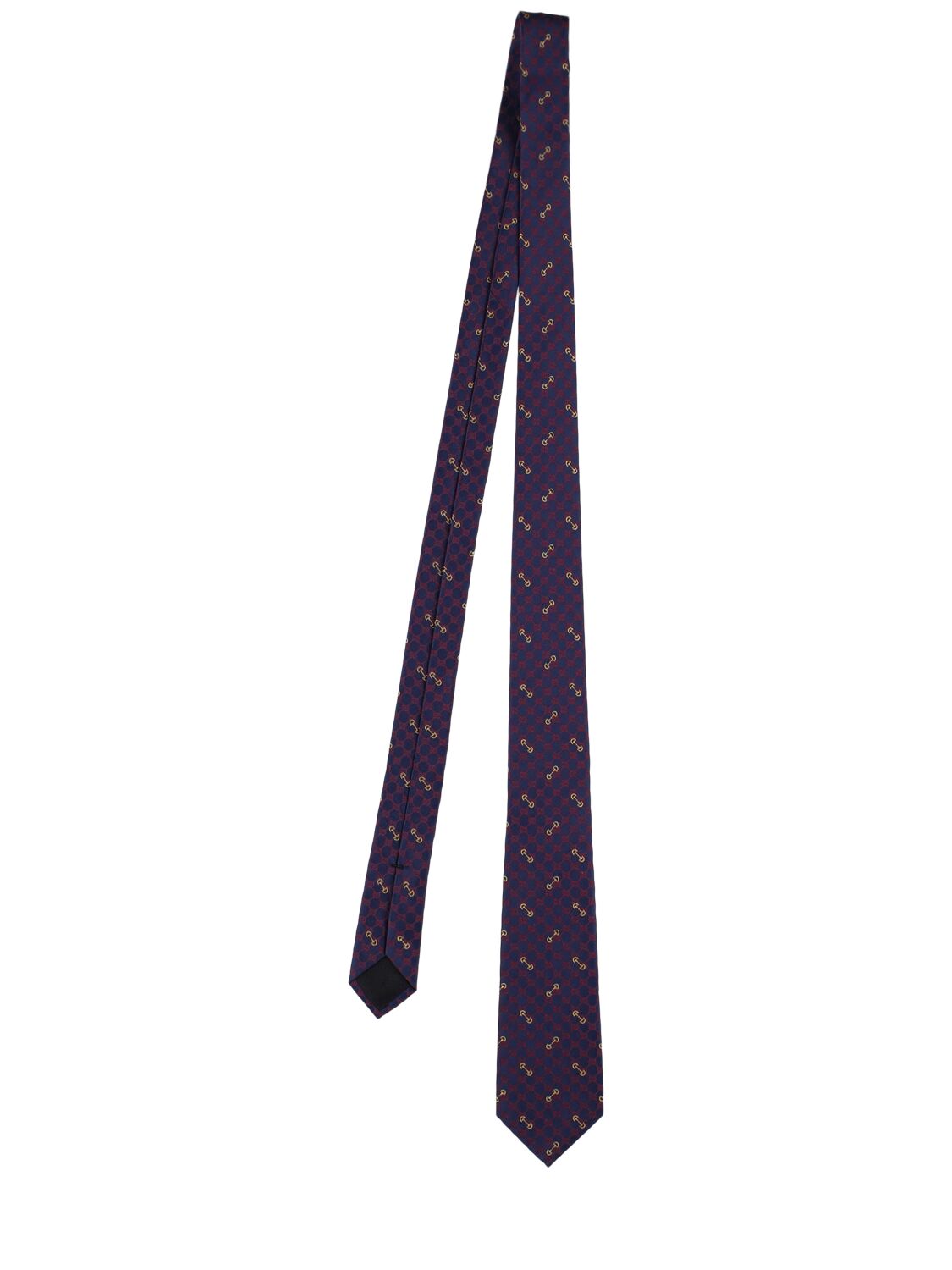 Cravatta Morset In Seta 7cm - GUCCI - Modalova