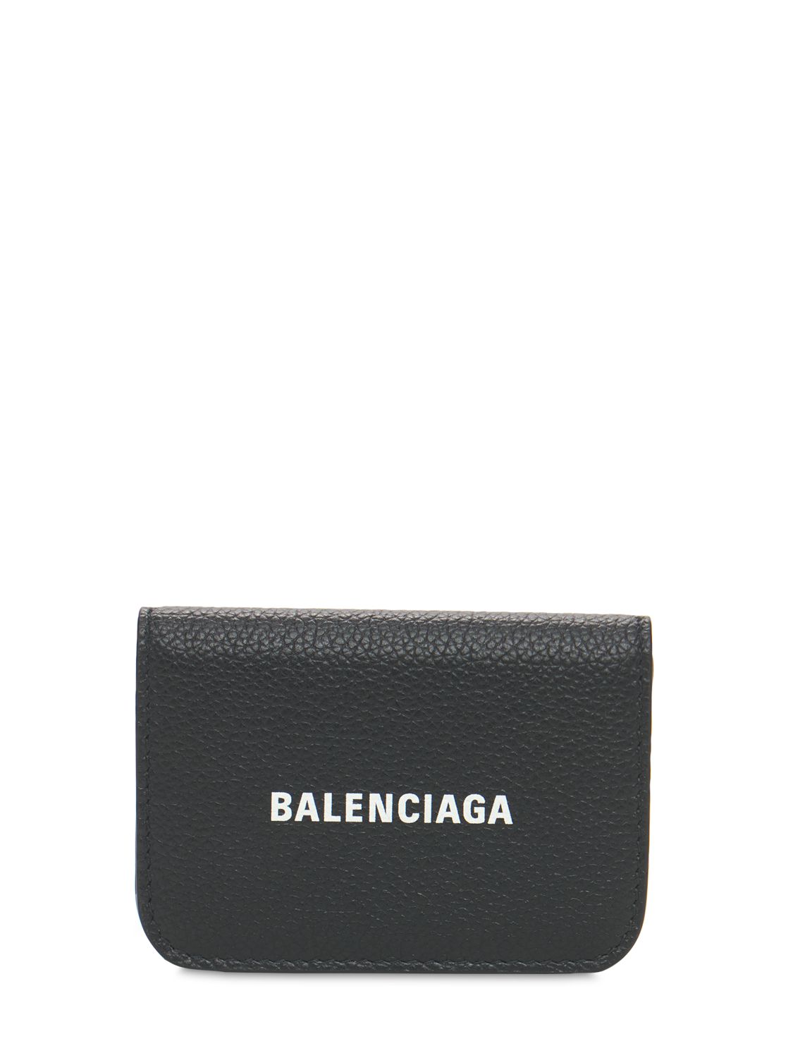 Porta Carte Di Credito In Pelle Con Logo - BALENCIAGA - Modalova