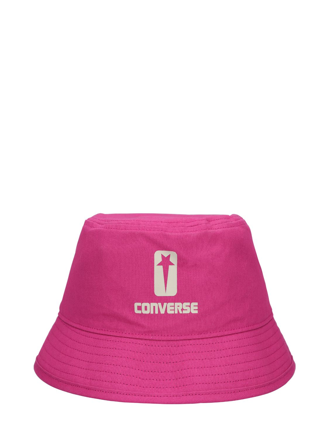 Cappello Bucket In Cotone Con Stampa - DRKSHDW X CONVERSE - Modalova