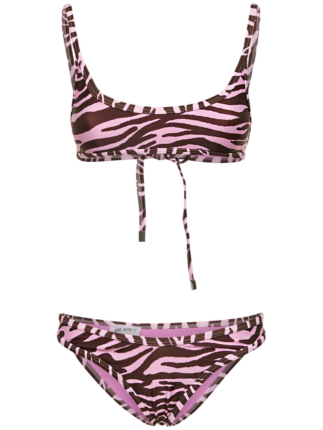 Bikini Stampa Zebra - THE ATTICO - Modalova