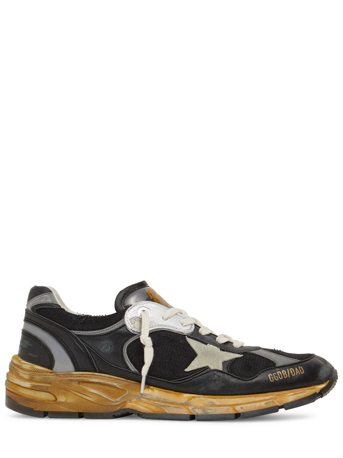 Sneakers Running Dad In Rete E Nappa 30mm - GOLDEN GOOSE - Modalova