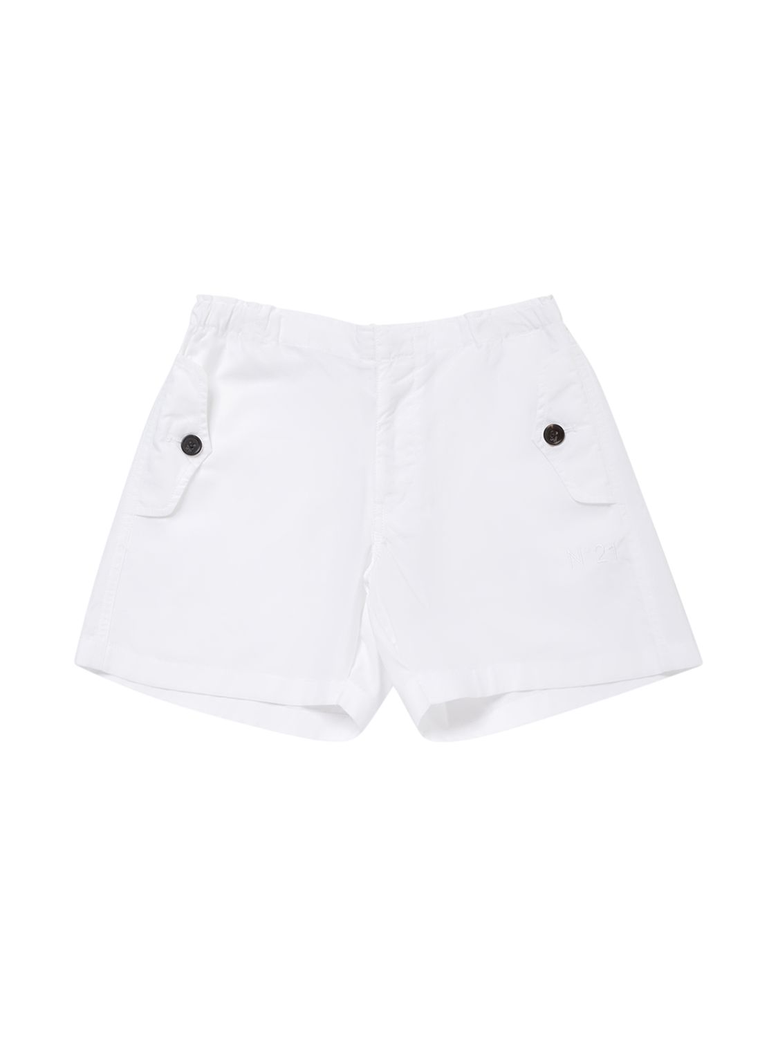 Shorts In Popeline Di Cotone - N°21 - Modalova