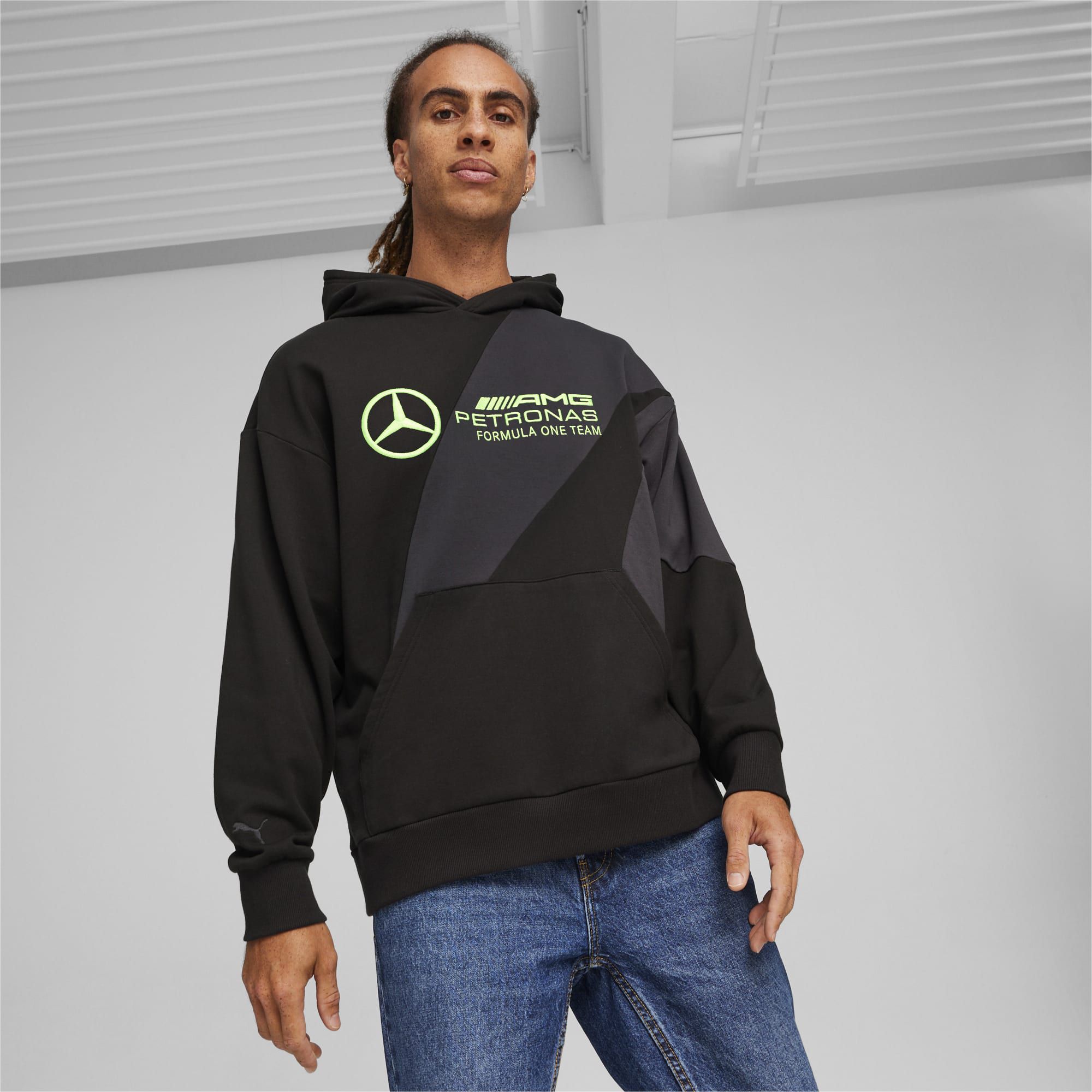 Felpa con cappuccio Mercedes-AMG Petronas Motorsport Statement da, /Altro - PUMA - Modalova