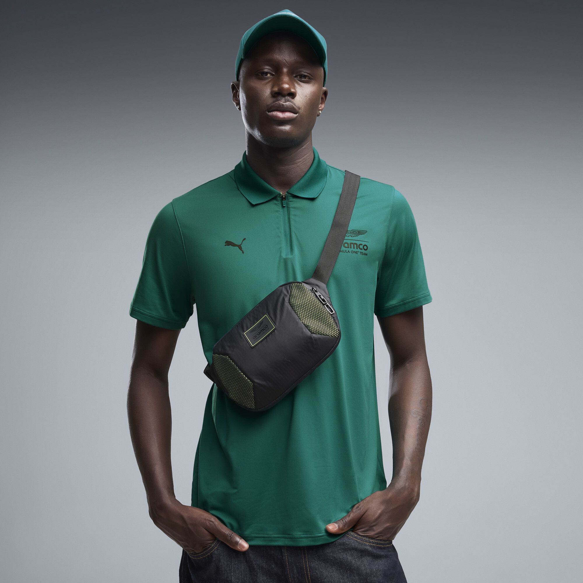 X ASTON MARTIN ARAMCO F1Â® TEAM 1,5 l Bauchtasche, Accessoires, , OSFA - PUMA - Modalova
