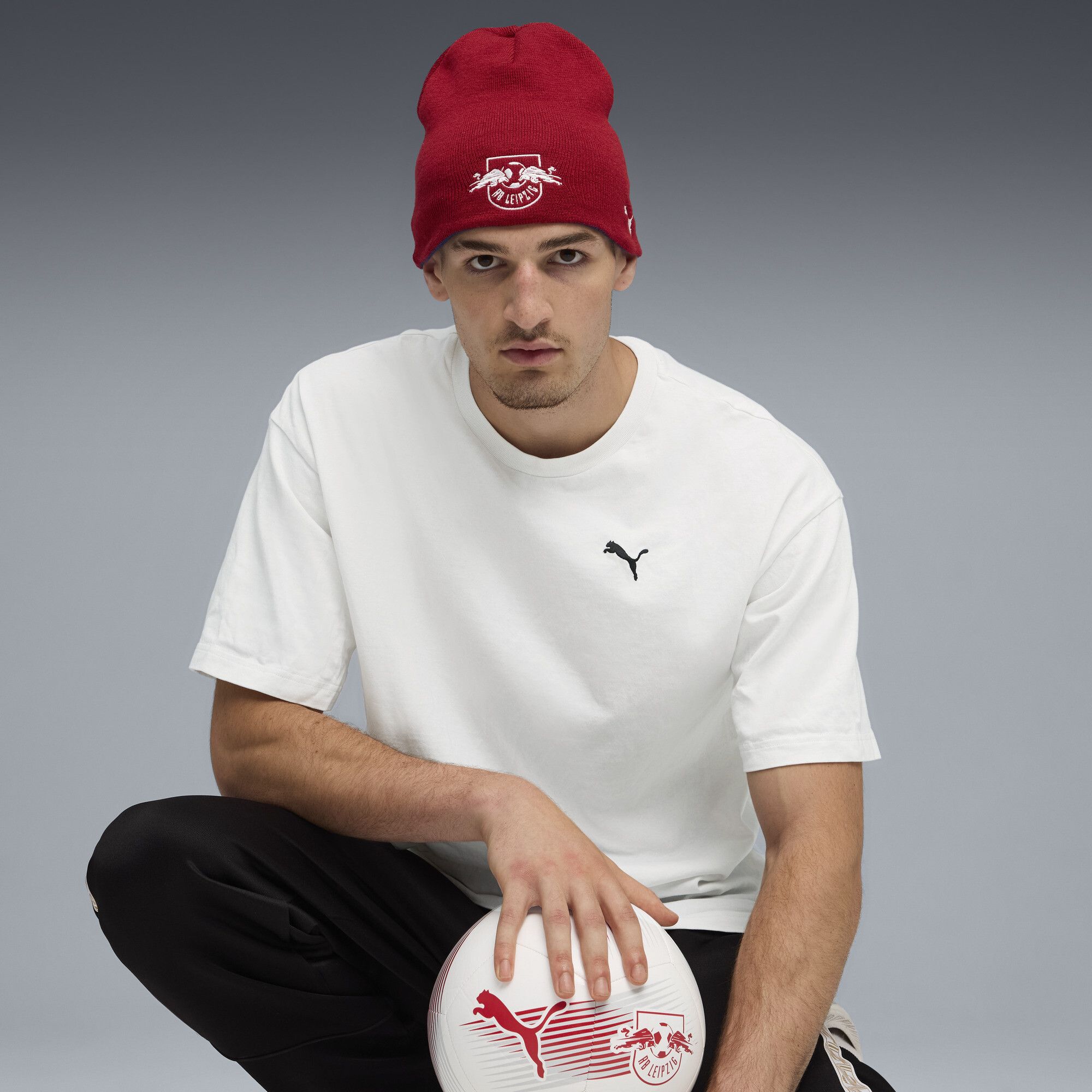 Gorro beanie reversible RB Leipzig, Accesoiros, Rojo, OSFA - PUMA - Modalova