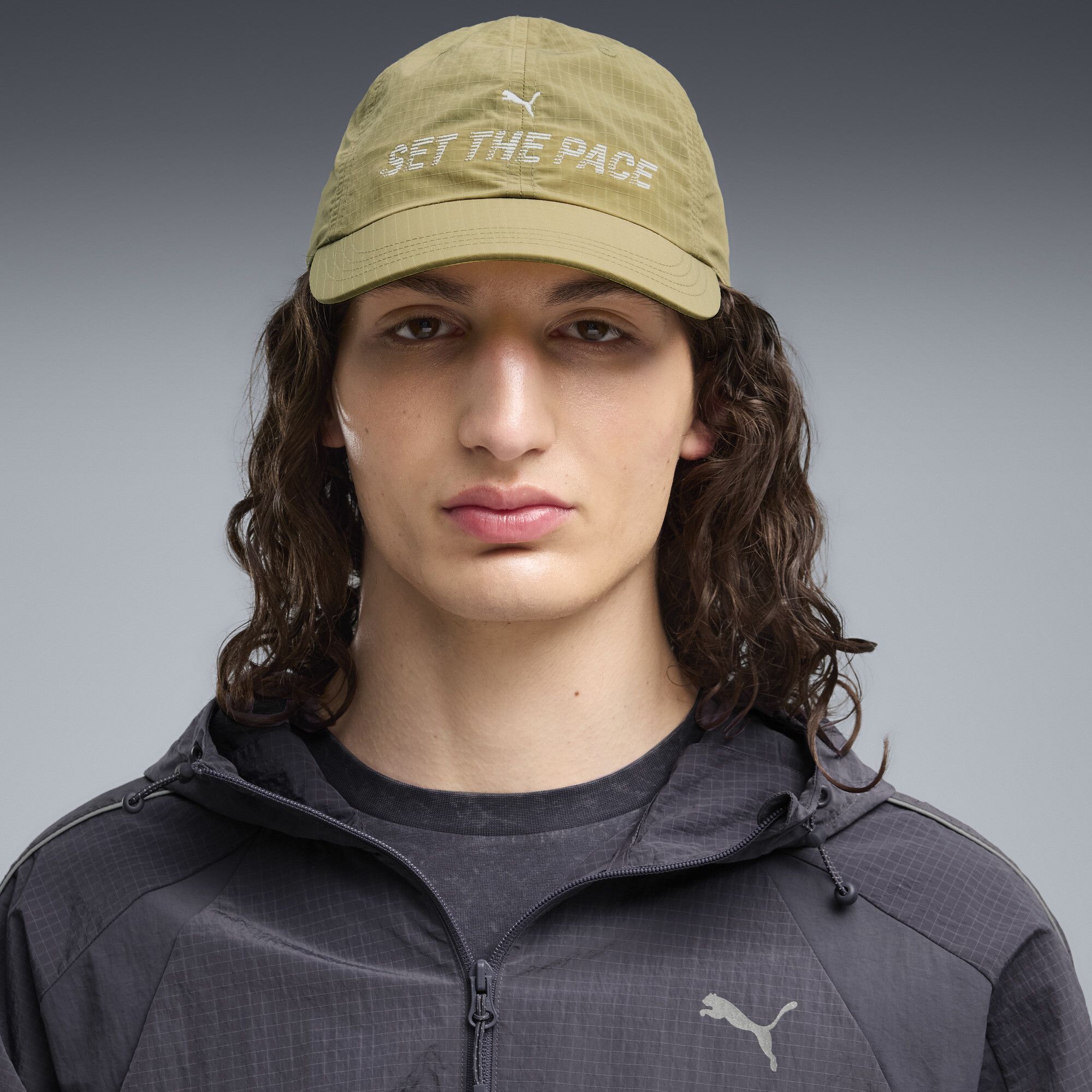 RUN Culture Collective Short Visor Cap in Brown - PUMA - Modalova