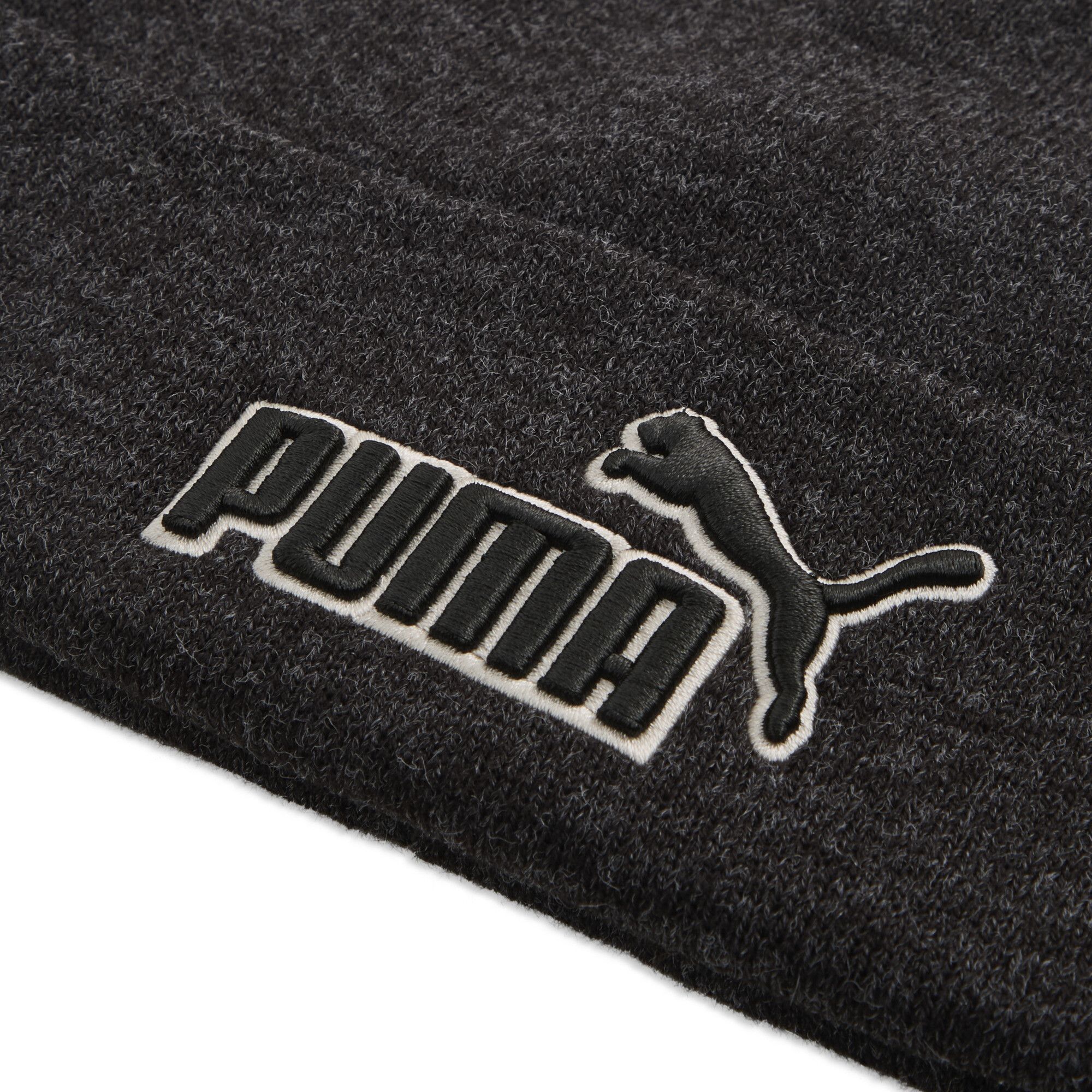 Gorro beanie de corona media Essentials Elevated Heather, Accesoiros, Negro, OSFA - PUMA - Modalova
