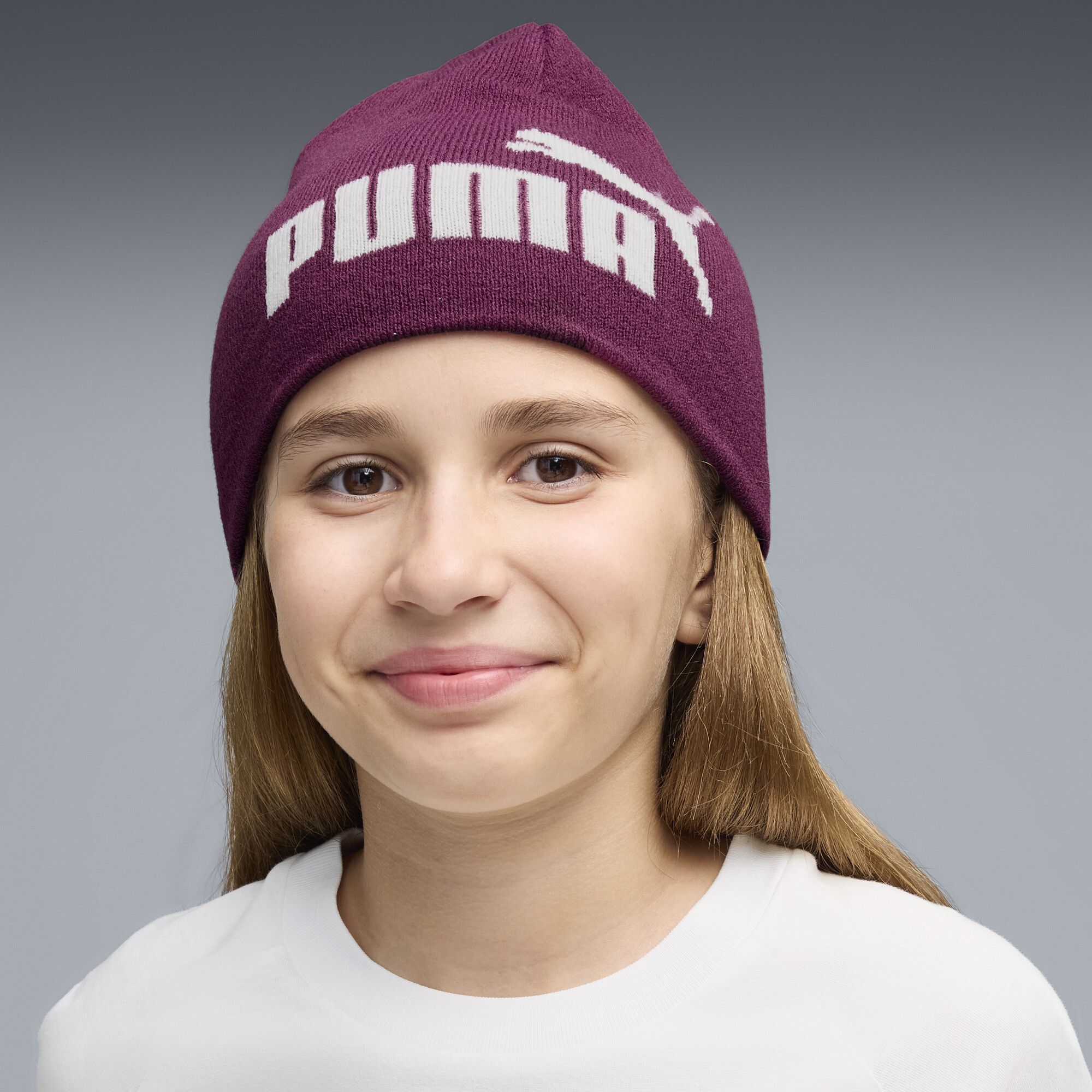 Gorro beanie de corona media sin vuelta Essentials juvenil, Accesoiros, Rosa - PUMA - Modalova